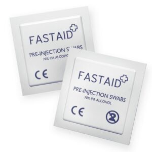 Pack of alcohol swabs