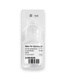 Injectable water product photograph
