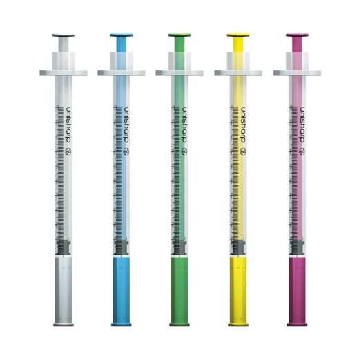 10 X UniSharp Nevershare 29G ULTRAFINE STERILE SYRINGES