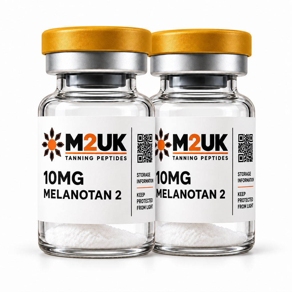 20mg Melanotan 2 (2 vials) does not include water to mix