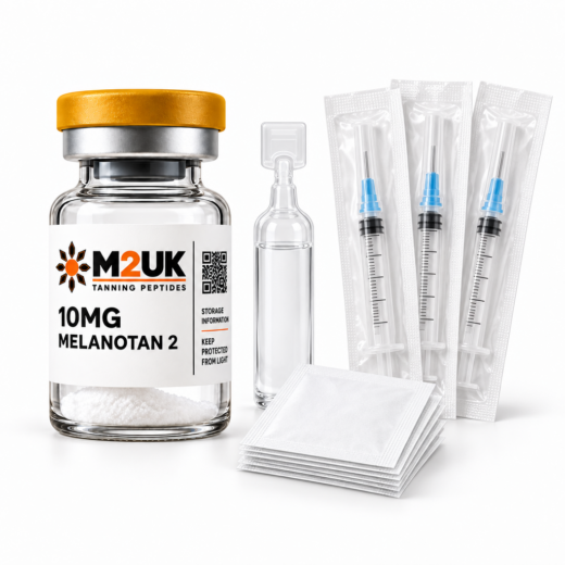 1 Vial Tanning Injection Starter Kit (1 vial, 1 water, 11 pins, 11 swabs)