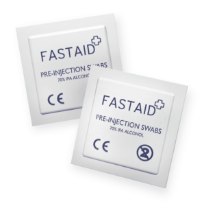 Alcohol swab pack illustration
